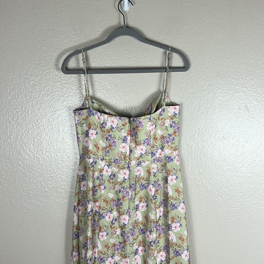 House of CB Charlotte Peony Print Floral Midi Sundress - Picture 6 of 8